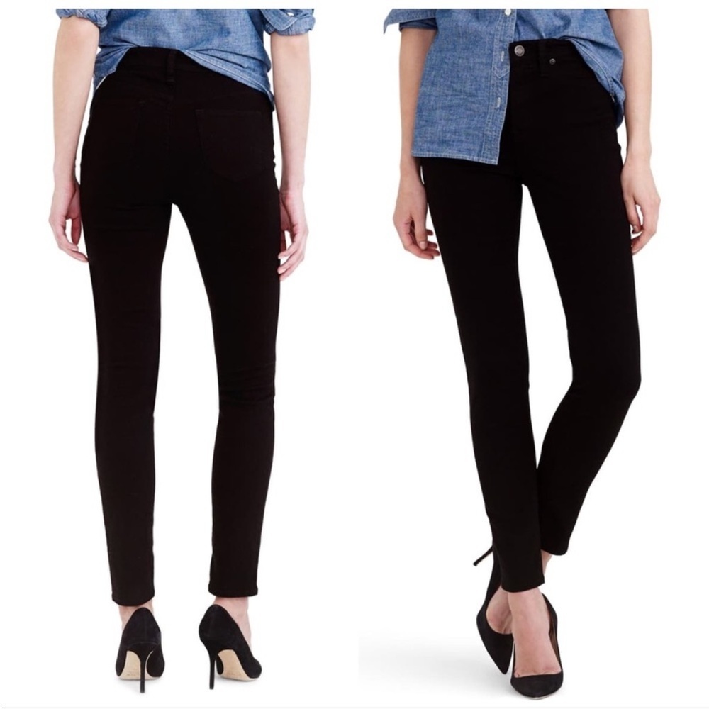 JCREW Black Lookout Highrise Skinny Jeans 30